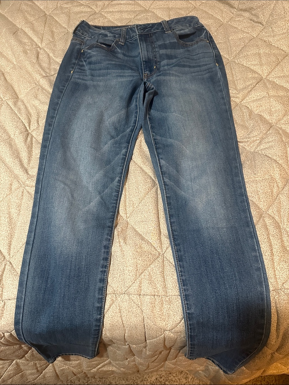 American Eagle Hi-Rise Jeggings in Blue Size 2